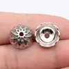 14x14x6,4mm 1,3g multicolor ZAKKA acessórios capuchas para contas e suportes de flores