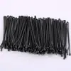 Pinza Negra Lateral Sin Costuras para Fijar el Flequillo y el Cabello Suelto