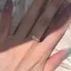 Anillo liso ajustable para el dedo índice, anillo simple para mujer estilo ins, accesorio para mano de hombre al por mayor, versión coreana de alta gama, anillo que no se decolora