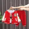 Traje de ropa de primavera para niños ropa de otoño ropa de bebé para niños abrigo 4 niños ropa de bebé niño ropa 1 año 1.5 años más de 2 3