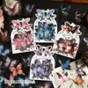 Pacote de Adesivos Infeelmepet Série Borboleta Álbum Decoração Caderno Borboleta Dourada 15 Peças em 4 Estilos