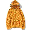 Moletom Camuflado de Tubarão Vintage Japonês para Mulheres, Estilo Coreano Solto Marca da Moda Ins Estilo Preguiçoso Bf Jaqueta Fina de Primavera e Outono
