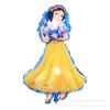 Globo de Película de Aluminio de Blancanieves, Bella Durmiente, Belleza de Dibujos Animados, Globo de Princesa Cenicienta para Fiesta de Cumpleaños de Niñas