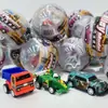 Série Cuidadosamente Selecionada de Cápsulas Laminadas de 75mm com Blocos de Construção de Desenho Animado, Incluindo Aviões, Carros, Tanques e Brinquedos Surpresa para Crianças