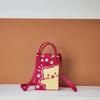 Bolso cruzado para el hombro, Bolso de mano con un toque de alta gama, Bolso de nicho versátil inspirado en la dopamina para teléfono, Bolso de punto de dibujos animados nuevo