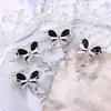 Nuevos Joyas para Uñas Cruzadas Colgante de Mariposa Diamante de Aleación Estéreo Uñas DIY Accesorios Decorativos para Uñas Portátiles