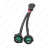 Adecuado para H11 a H11 cabeza verde de coche original línea de dos cabezas dobles cable de transferencia de lámpara HID arnés de cableado de lámpara de coche