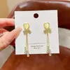 Pendientes de Aguja de Plata 925 con Borla de Globo de Personalidad de Moda Pendientes Elegantes para Eventos Sociales Estilo Coreano Frescos y Sencillos Pendientes para Chicas