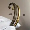 Nuevo Estilo Chino Imitación Antigua Cobre Puro Manija Horizontal, Tirador de Cajón, Tirador de Lingote, Tirador de Lata de Té