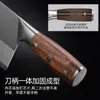 Cuchillo de Cocina para el Hogar Acero Inoxidable Superficie Brillante Cuchillo para Rebanar Ultraafilado para Cortar Verduras y Carne Utensilios de Cocina para Chefs de Hotel
