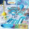 Caja de Almacenamiento para Kit Médico de Juego de Rol para Niños, Set de Juguete de Doctor para Niñas, Estetoscopio de Enfermera Realista e Inyección