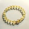 Pulsera de Cristal Amarillo Natural para Mujer, Pulsera de Cristal de Titanio Pixiu, Cristal para el Cabello, Regalo de Xia Yuan para Novia