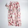 Pantalones de pijama de algodón y seda de verano nuevos 26 años 45 unidades, Pantalones anchos de nueve puntos para mujer, Pantalones finos de talla grande holgados para aire acondicionado, Pantalones de playa