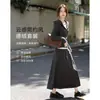 Traje de Terciopelo Yunsande Otoño Casual Falso Dos Piezas Sudadera con Capucha Cintura Elástica Falda Línea A Conjunto de Dos Piezas para Mujer