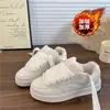 Nuevas Zapatillas Blancas de Suela Gruesa para Mujer Primavera 2026, Mocasines Originales de Estilo Hong Kong de Moda, Zapatos Deportivos Casuales Versátiles