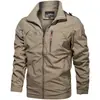 Jaqueta de Comércio Exterior Masculina Corta-Vento Primavera e Outono Tecnologia Três-Resistente Jaqueta Casual Solta com Capuz Profissional Exterior à Prova de Vento