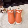 Sapatos Casuais de Casa Personalizados para Comércio Exterior Transfronteiriço, Slip-On com Plus Veludo Espessado Quente, Sola Grossa Antiderrapante e à Prova de Neve, Sapatos de Algodão para Mãe