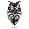 Adesivos de tatuagem à prova d'água transfronteiriços, adesivos de tatuagem de personagem totem animal, atacado de adesivos de tatuagem