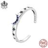 Anillo abierto original Aifule de plata esterlina s925 con diseño de sol, luna y estrella para pareja, con personalidad sencilla, pulsera transfronteriza