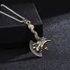 Collar para Hombre Hip-Hop Moderno Personalizado Cadena Versátil para Suéter Colgante Accesorios Callejeros Colgante de Acero de Titanio para Mujer