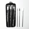 Conjunto de três peças de pé de cabra de combinação de haste de desmontagem ferramenta de metal para desmontagem e reparo de computador desmontagem de celular terno de concha multi-especificação