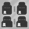 Alfombrillas de Coche Bonitas de Dibujos Animados, Resistentes a las Manchas y Fáciles de Cuidar, Alfombrillas de Suelo de Terciopelo de Cristal, Universales para Todas las Estaciones, Alfombrillas Decorativas para el Suelo del Interior del Coche