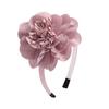 Diadema infantil de gasa con flores grandes, hecha a mano, color macarrón, ideal para fiestas de baile, 2549