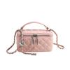 Bolso de cadena tipo caja rómbico pequeño cuadrado para mujer 2024 nueva moda textura versátil portátil hombro bandolera