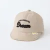 Chapéus Infantis Primavera Novo Estilo Bebê Secagem Rápida Bordado com Letras Boné de Beisebol de Aba Macia Boné de Beisebol Fofo para Bebê