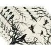 Manteles individuales de lino transfronterizos con renos navideños, tapetes de mesa, posavasos, tapetes para tazas de café, decoraciones navideñas, tapetes resistentes a las manchas y con aislamiento térmico
