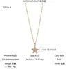 Collar con Colgante de Acero Inoxidable Chapado en Oro de 18K con Diseño Minimalista de Estrella con Goteo de Aceite y Incrustaciones de Diamantes, Estilo Ins, Moda Personalizada para Mujeres