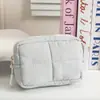 Bolsa de Cosméticos Impermeable Color Macarrón de Nylon, Bolsa de Almacenamiento con Compartimentos para Artículos Varios de Viaje, Neceser Portátil de Gran Capacidad, Personalizable