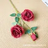 Decoração de Cerimônia de Casamento com Tema Vermelho, Cena de Hotel, Arranjos de Flores, Arranjos de Flores de Teto, Flores Artificiais, Decorações de Casamento