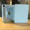 Nova Capa Protetora para Tablet com Suporte Giratório 720 Cores Sólidas Adequada para iPad 10ª/11ª Geração Pro 11 com Compartimento para Caneta air