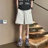 2026 Nuevos Shorts Deportivos de Verano para Hombre, Delgados Casuales hasta la Rodilla para Playa, Negro, Blanco, Gris, Morado, En Stock