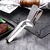 Pinzas para Bistec de Acero Inoxidable, Pinzas para Barbacoa, Pinzas para Pescado, Pinzas para Huevos Fritos al por Mayor, Pinzas para Alimentos, Pinzas con Espátula Plana, Pinzas para Pan, Pinzas para Barbacoa