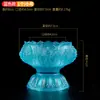 Lâmpada de Manteiga Esmaltada Suporte para Velas de Lótus Suporte para Lâmpada Suporte para Lâmpada Suprimentos Domésticos para Buda Lâmpada de Oferenda para Buda Grande e Pequena