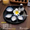 Salón de Belleza Cerámica Platos Mezcladores de Aceites Esenciales Tailandia Olla de Aceites Esenciales Botella de Fragancia Set de Bandejas para Club Plato para Productos de Belleza