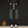Jeans de Estilo High Street Tendencia Americana para Hombres y Mujeres Corte Desestructurado Holgado Adelgazante Euro Simple Retro Casual Pantalones Largos