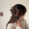 Amazon mais vendido Presilha fosca outono e inverno grampo de cabelo acessório de cabeça transfronteiriço semicírculo presilha de tubarão Coreia do Sul grampo de cabelo grampo simples
