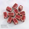Chaveiro de Contas Soltas Coluna Quadrada Cerâmica Vintage Materiais DIY para Roupas Contas Acessórios para Joias Feitas à Mão Contas Quadradas