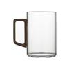 Vaso de agua de vidrio de borosilicato de alta calidad, apto para el hogar, sala de estar, taza de té resistente a altas temperaturas, apto para oficina, vaso transparente para agua potable y jugo.