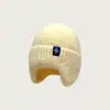 Sombreros de Lana de Exportación Transfronteriza con Estilo, Sombreros Fríos, Gorros de Punto, para Hombre y Mujer, que Protegen los Oídos, Cortavientos y Antifrío para Otoño e Invierno