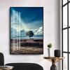 Pintura de Parede Suspensa com Paisagem Escandinava Pintura Decorativa para Entrada de Hotel Apartamento Pintura de Parede para Fundo de Sofá na Sala de Estar com Vista para o Mar Mural de Banheiro