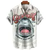 AliExpress Amazon comercio exterior transfronterizo Nueva camisa casual de hombre de talla grande, ajustada, a la moda, con estampado 3D, de manga corta para hombre