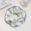 Lazo para el Cabello de Encaje Azul Sal Marina, Lazo para el Cabello Dulce y Versátil, Cuerda para el Cabello de Alta Gama Accesorios para el Cabello