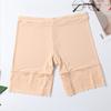 [Ropa de 170 Jin] Ropa Interior de Talla Grande de Cintura Alta Leggings para Mujer Pantalones de Seguridad Anti-Lobo Anti-Luz Ropa Interior de Encaje Seda de Hielo