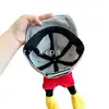 Gorra de Bebé Estilo Coreano Primavera y Otoño Nueva Gorra de Béisbol con Visera de Mezclilla Dibujo Animado Lindo Borde Suave Parasol para Bebé Niño y Niña