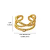 El más vendido en Europa y América: Corazón, Mariposa, Sol, Anillo Geométrico, Anillo Abierto Chapado en Oro de 18 Quilates, Joyería para Mujer con un Toque de Alta Gama