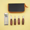 Cuchillo de Talla para Carpintería Madera de Haya Hecho a Mano DIY Juego de Herramientas para Talla en Madera Cuchillo de Talla Hecho a Mano Cuchillo de Talla de Madera de Tilo Madera de Pimienta